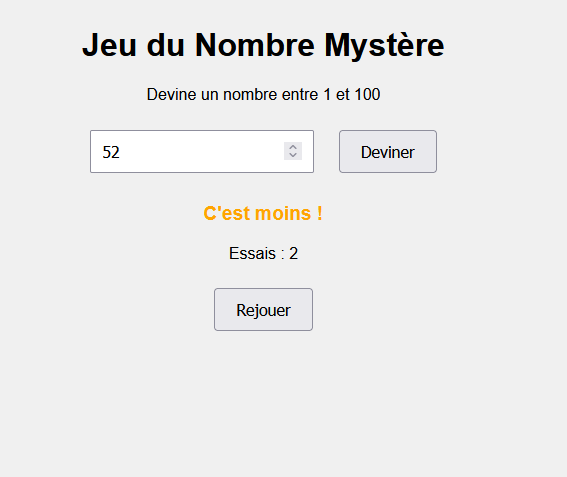 Devine le nombre